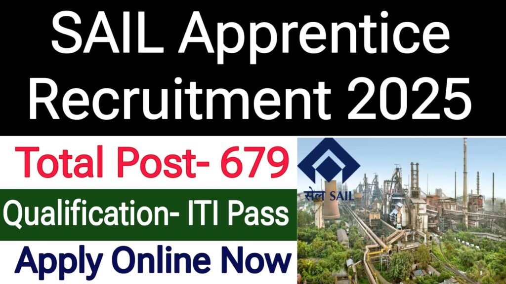 SAIL Apprentice Recruitment 2025