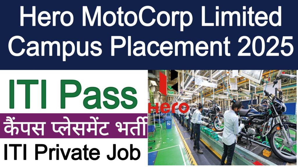 Hero MotoCorp Limited Campus Placement 2025