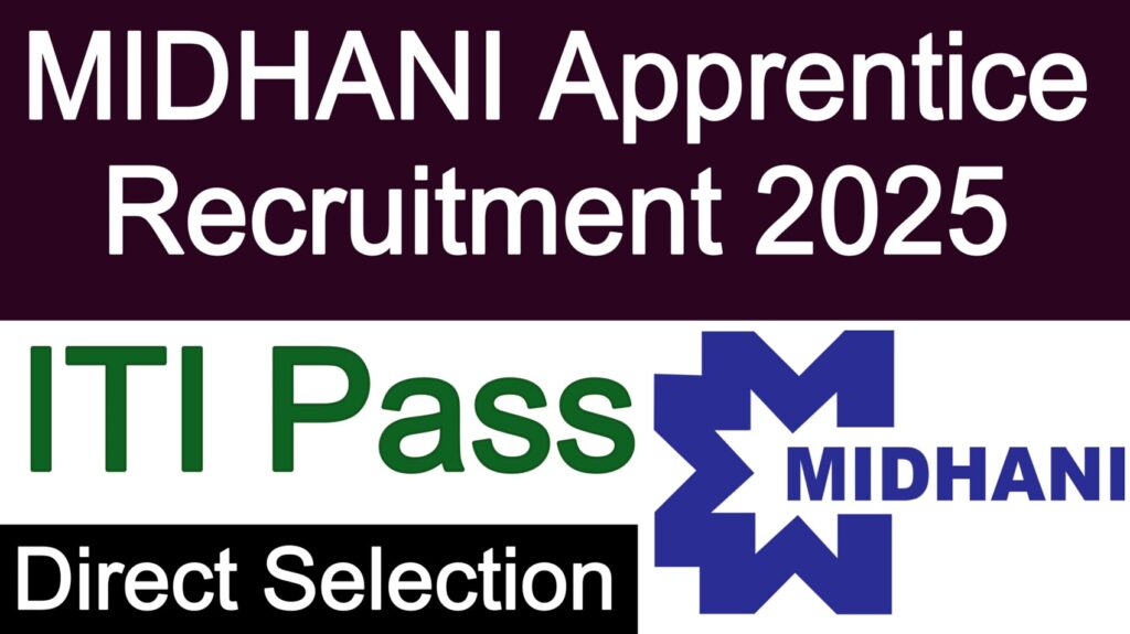 MIDHANI Apprentice Recruitment 2025