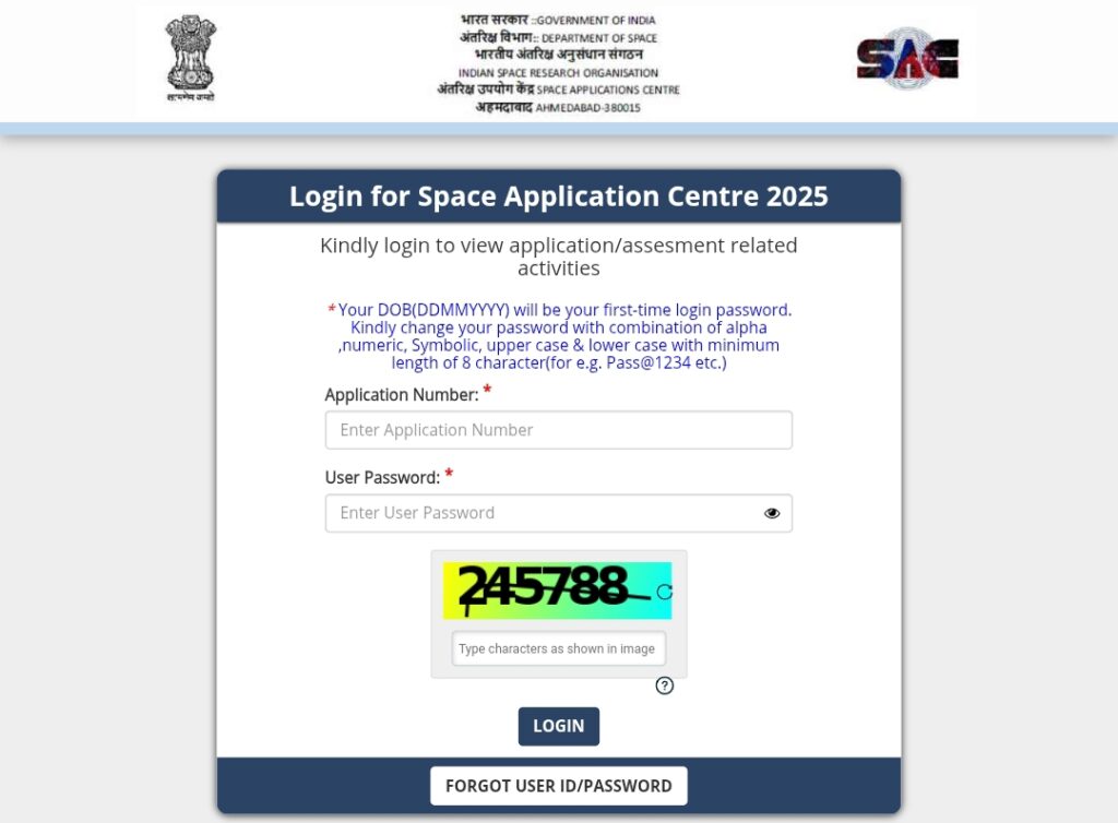 How To Download ISRO SAC Technician-B Admit Card 2025