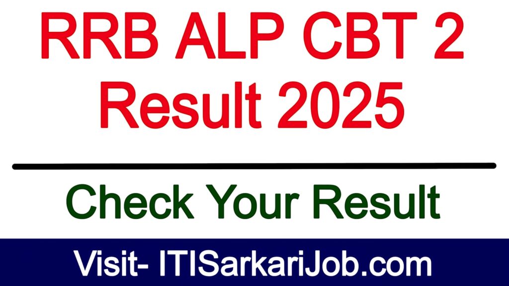 RRB ALP CBT 2 Result 2025