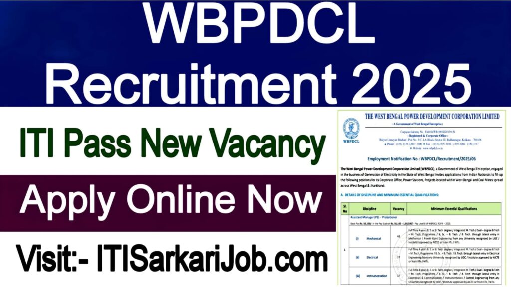 WBPDCL Recruitment 2025
