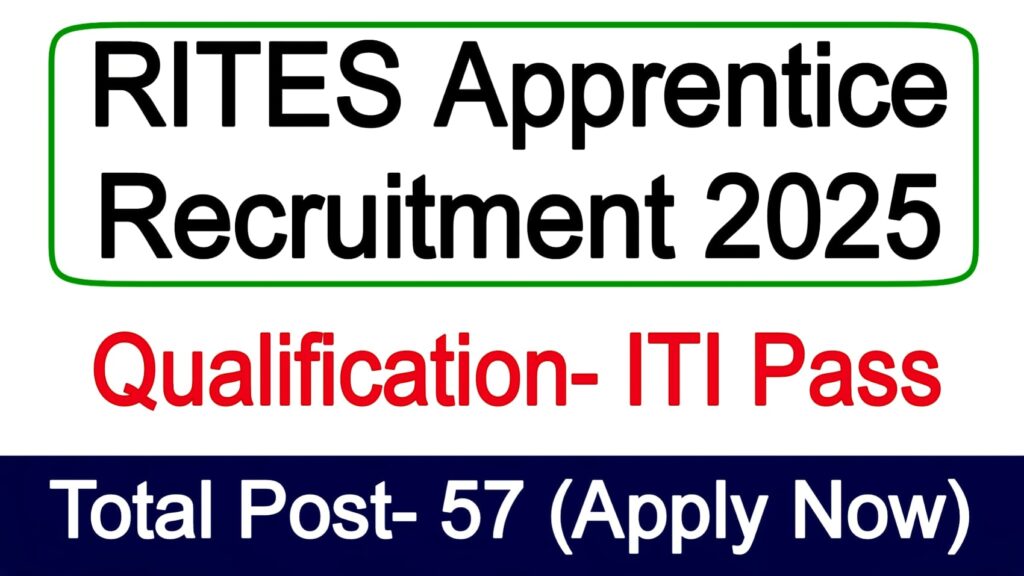 RITES Apprentice Recruitment 2025