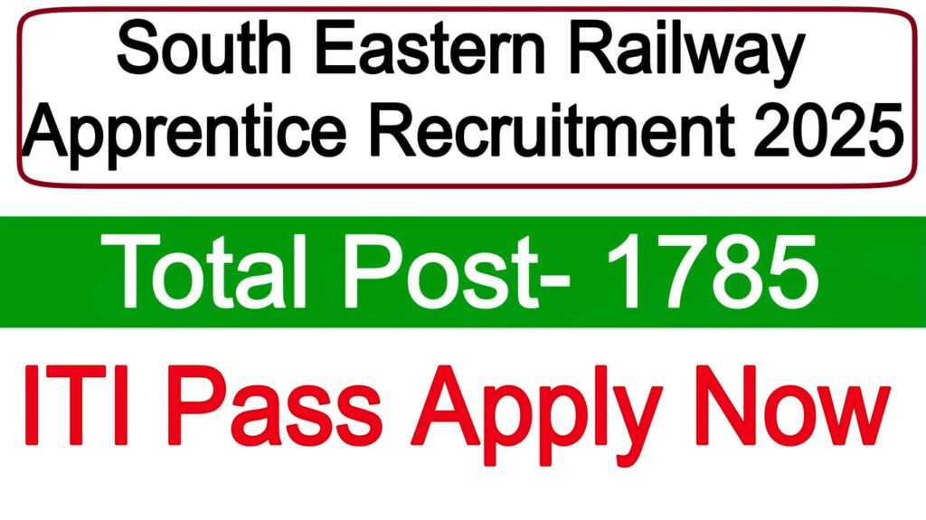 South Eastern Railway Apprentice Recruitment 2025