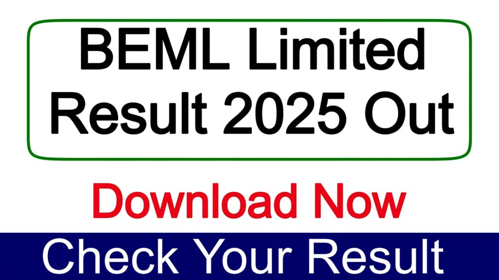 BEML Limited Result 2025