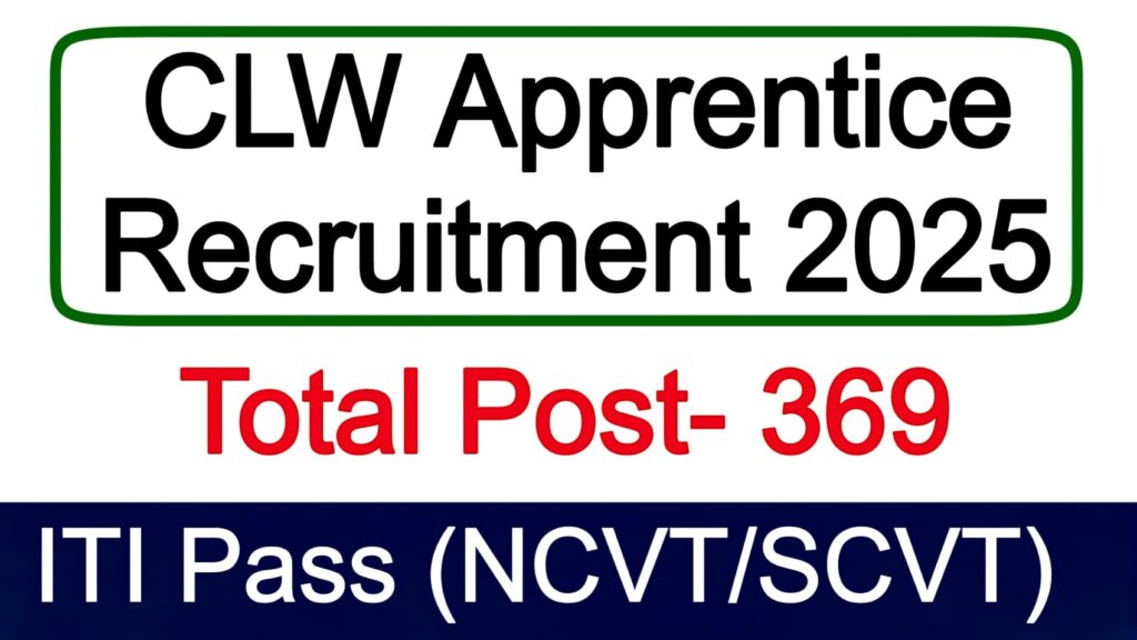 CLW Apprentice Recruitment 2025