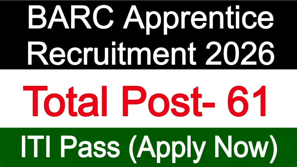 BARC Apprentice Recruitment 2026