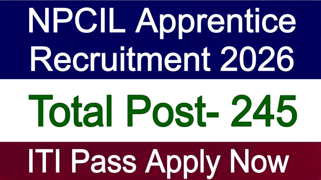 NPCIL Apprentice Recruitment 2026