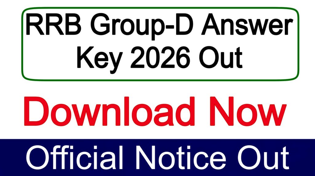 RRB Group D Answer Key 2026