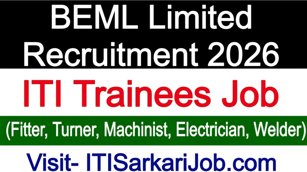 BEML Limited Recruitment 2026