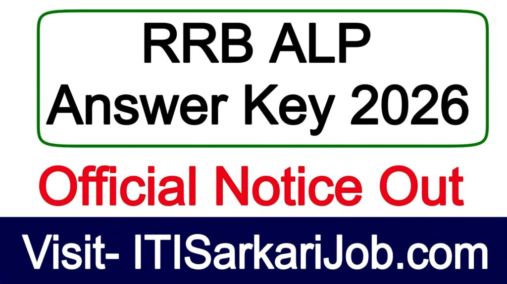 RRB ALP Answer Key 2026
