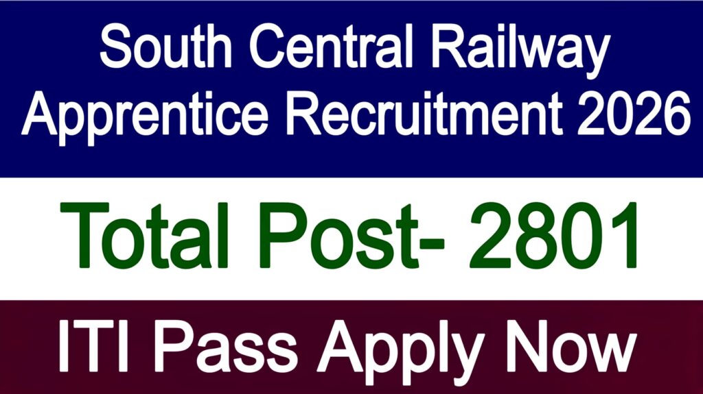 South Central Railway Apprentice Recruitment 2026