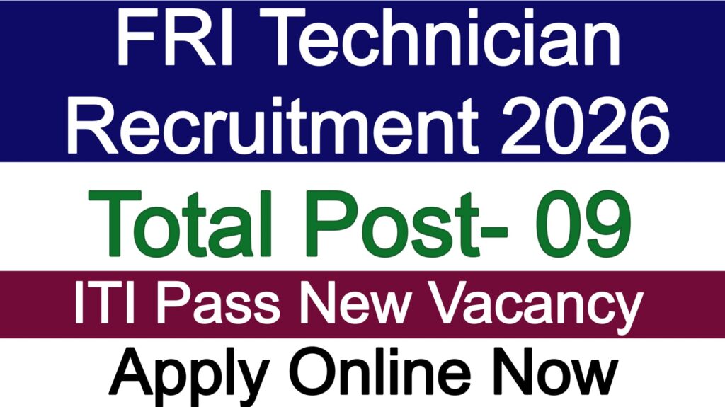 FRI Technician Recruitment 2026