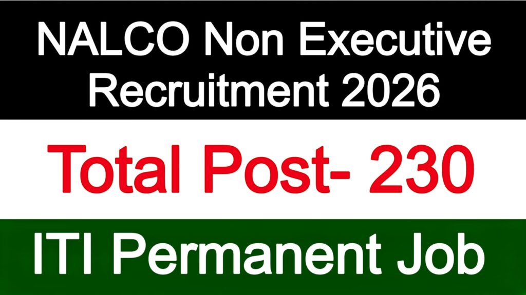 NALCO Non Executive Recruitment 2026