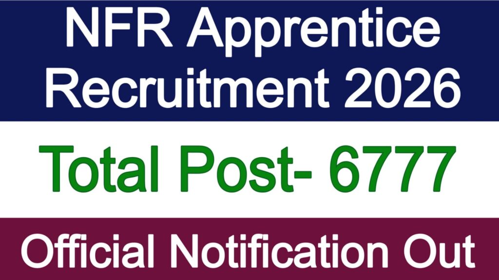 NFR Apprentice Recruitment 2026