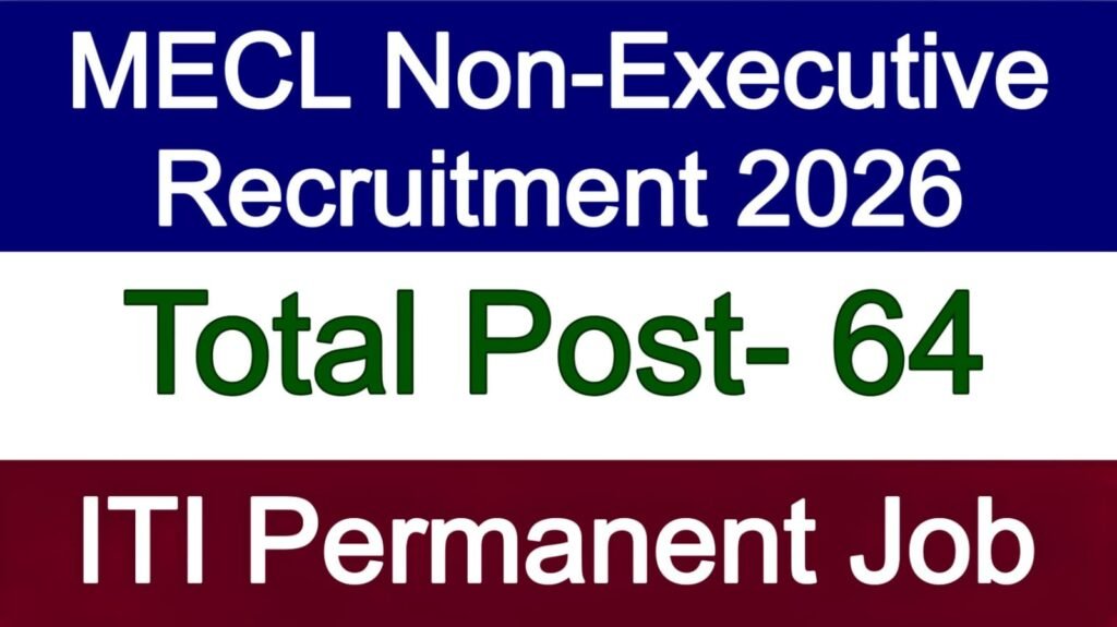 MECL Non-Executive Recruitment 2026