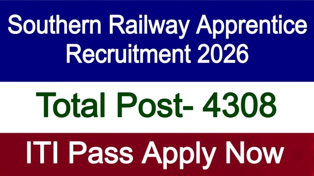 Southern Railway Apprentice Recruitment 2026