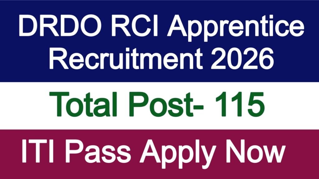 DRDO RCI Apprentice Recruitment 2026