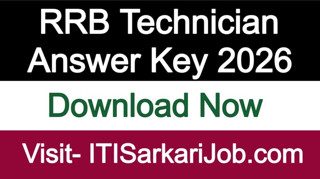 RRB Technician Answer Key 2026
